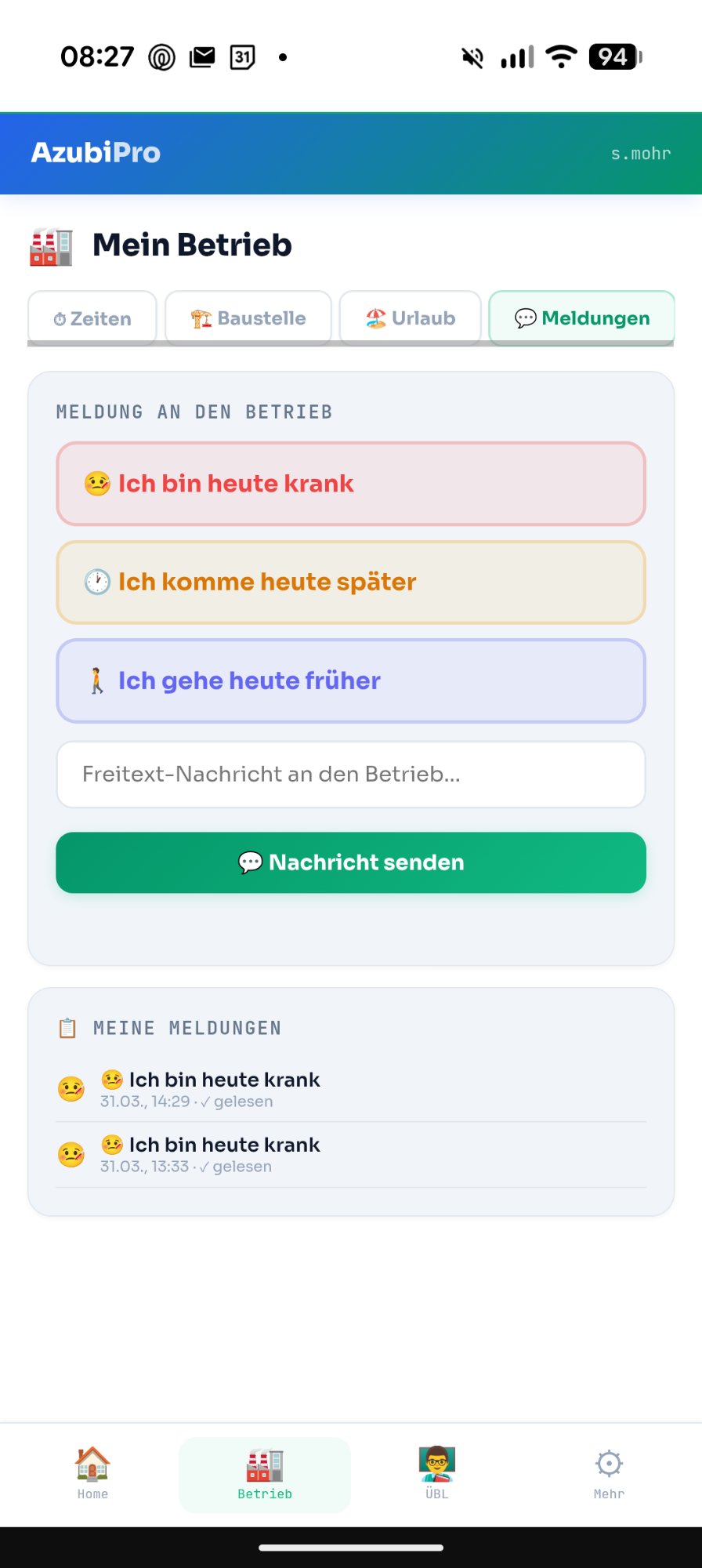 AzubiPro Home